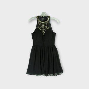 Windsor Formal Skater Dress Jeweled Halter Size 3